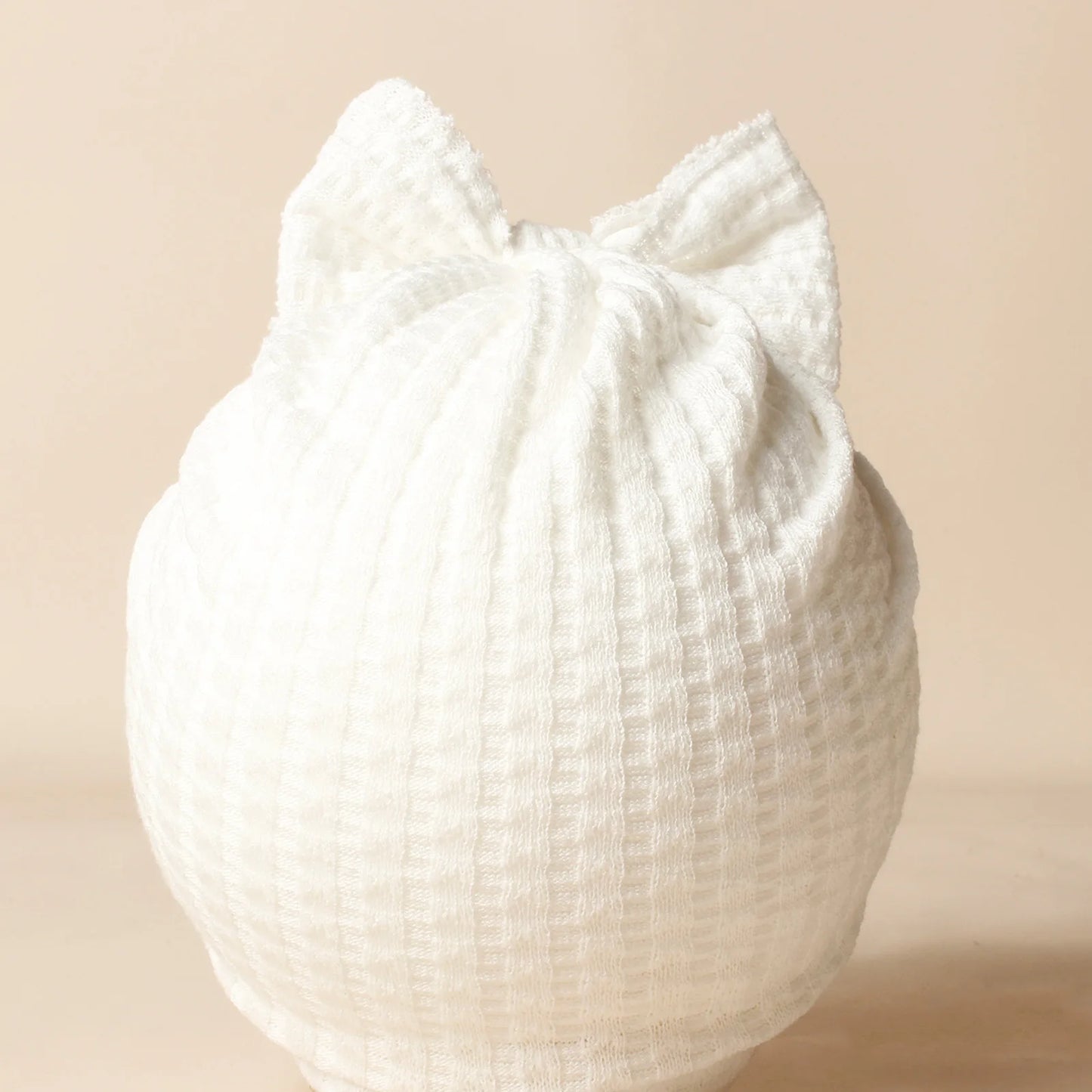 Lovely Bowknot Knitted Baby Hat Cute Solid Color Baby Girls Turban Hat Soft Newborn Infant Cap Accessories Beanies Head Wraps