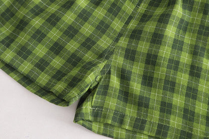 Kids Clothes Baby Boy/Girl Plaid T-Shirt + Shorts Set Summer Clothing Fashion Casual Boys Tracksuit Children Baby Clothes Set