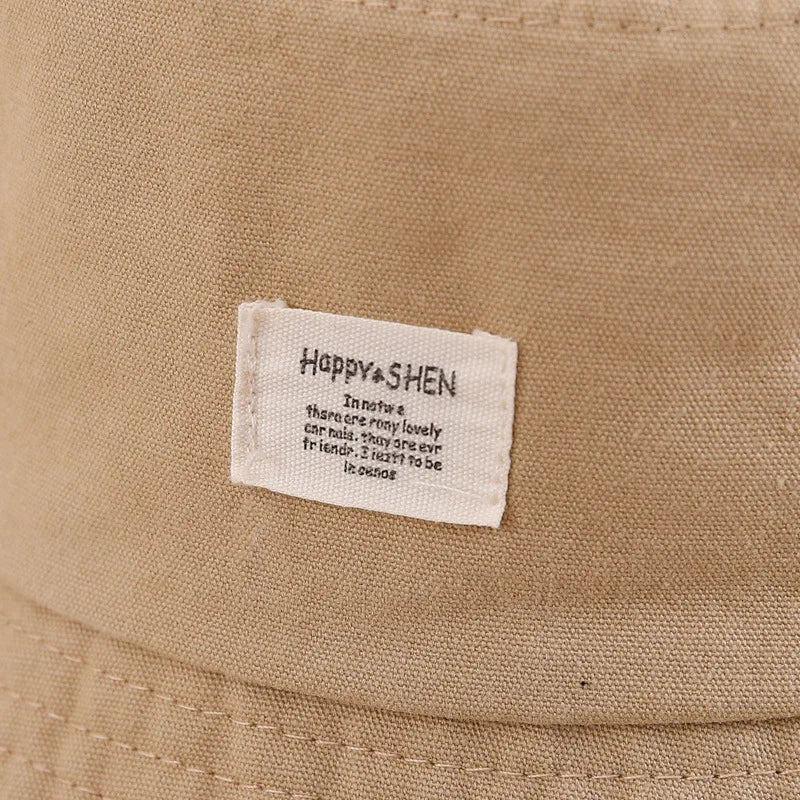 Simple Fashion Baby Bucket Hat Summer Toddler Boys Girls Letter Label Fisherman Hats For Kids Outdoor Beach Panama Basin Cap