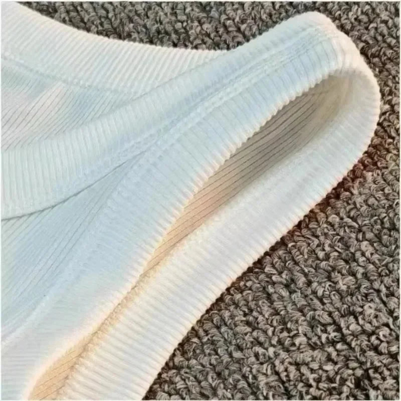 2025 Pattern Print Loose Tank Tops Undershirt Vest Sports Casual Sling Sleeveless Y2k Tops Summer Women's Bottoming Camis Top