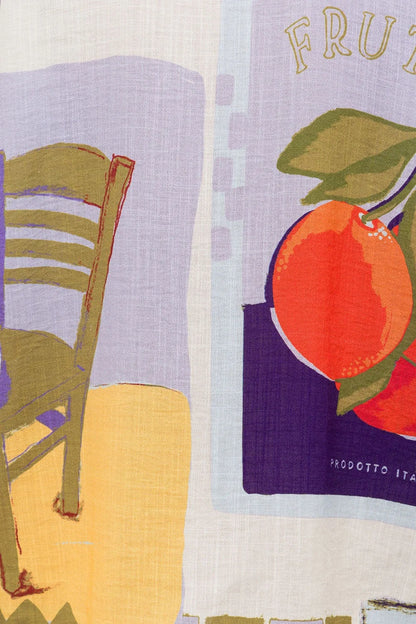 Summer Printed Ruffle Two Piece Set Women Fashion Casual Patchwork Holiday Trendy Pocket Button Tops And Mini Skirt 2 Piece Sets