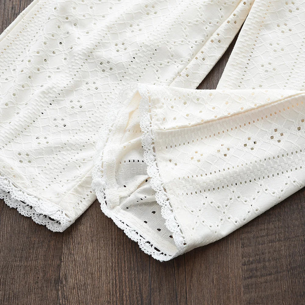 Summer New 3-7 Years Girls Daily Casual Solid Color Outfits Sleeveless O-Neck Top + Pants 2 Pcs Set Children Fashion Clothing