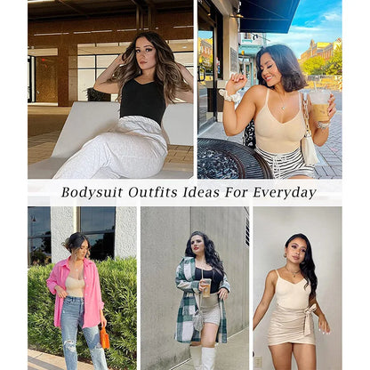 Women Backless Sleeveless Bodysuits Shapewear Thong Seamless Tummy Control Butt Lifter Body Shaper Corset Slimming Camisole Tops