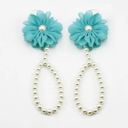 Baby Shoe Pearl Shoes For Kids Jewelry Flowers Foot Chain Infant Colorful Foot Sandals Toddler Accessories Photo Props