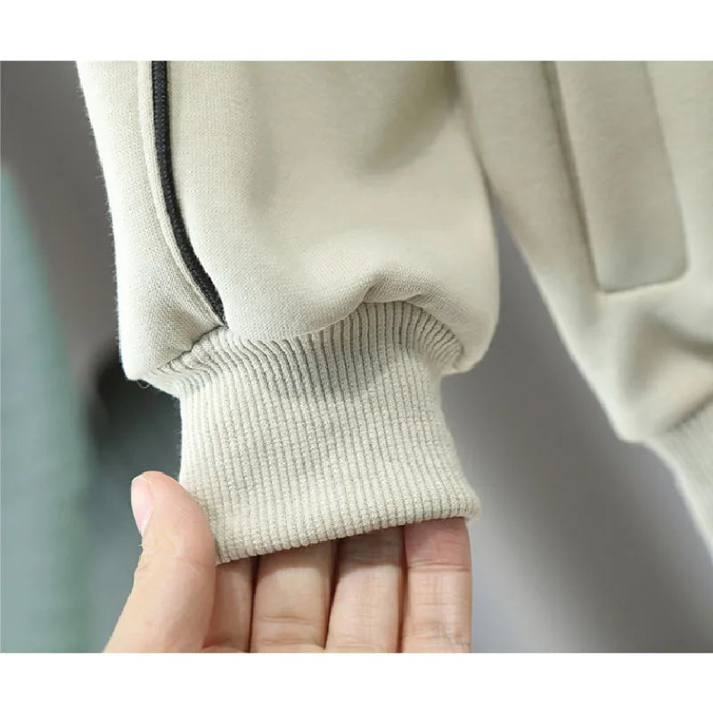 Kids Tracksuit Sets Boys Sport Casual Suits Spring Autumn Children Clothing Stand Collar Print Coats+Pants 2Pcs Outfits 2-10Y