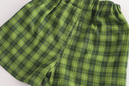 Kids Clothes Baby Boy/Girl Plaid T-Shirt + Shorts Set Summer Clothing Fashion Casual Boys Tracksuit Children Baby Clothes Set