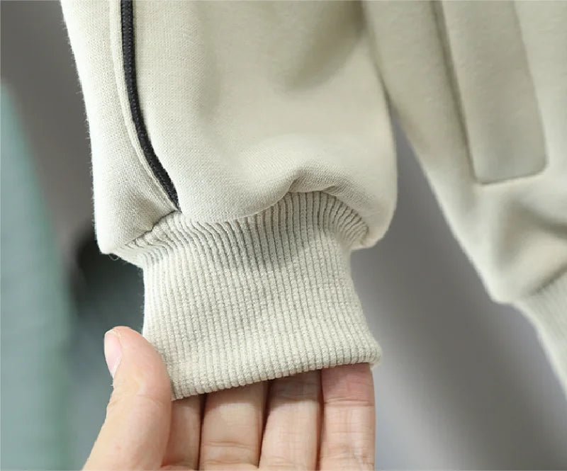 Kids Tracksuit Sets Boys Sport Casual Suits Spring Autumn Children Clothing Stand Collar Print Coats+Pants 2Pcs Outfits 2-10Y